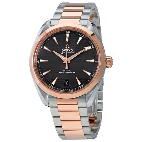 omega seamaster rose gold women's automatic watch|omega seamaster aqua terra women.